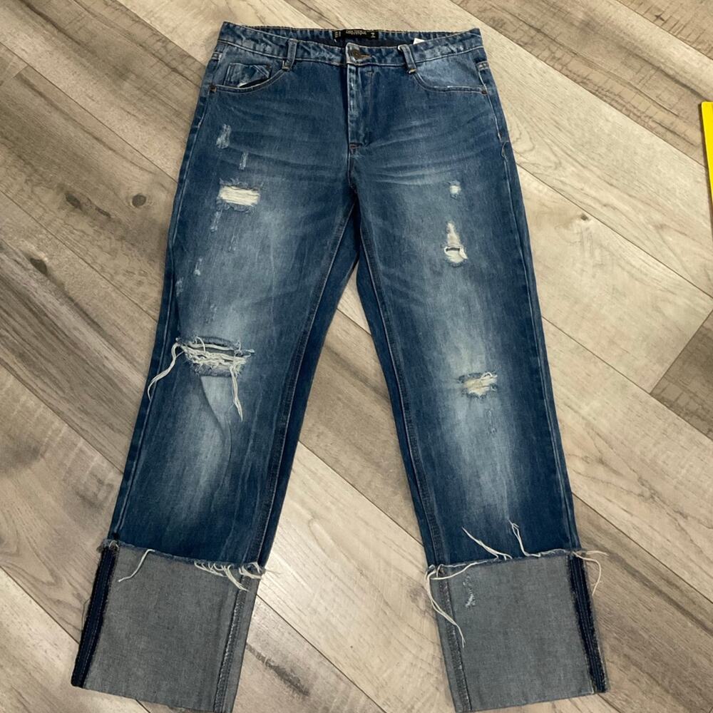 Zara trafaluc denim jeans nwot size 4‎